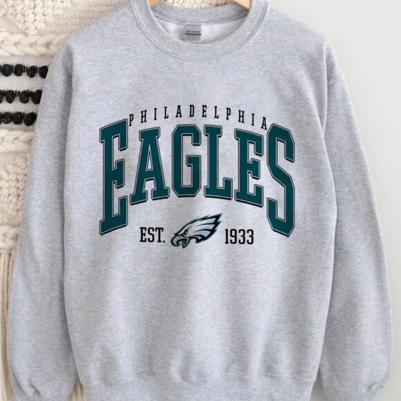 Tops - Vintage Philadelphia Eagles Gameday Sweatshirt Retro NFL Football Team Shirt Tee